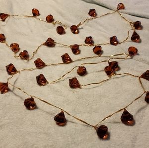 Ten feet plus large bead garland